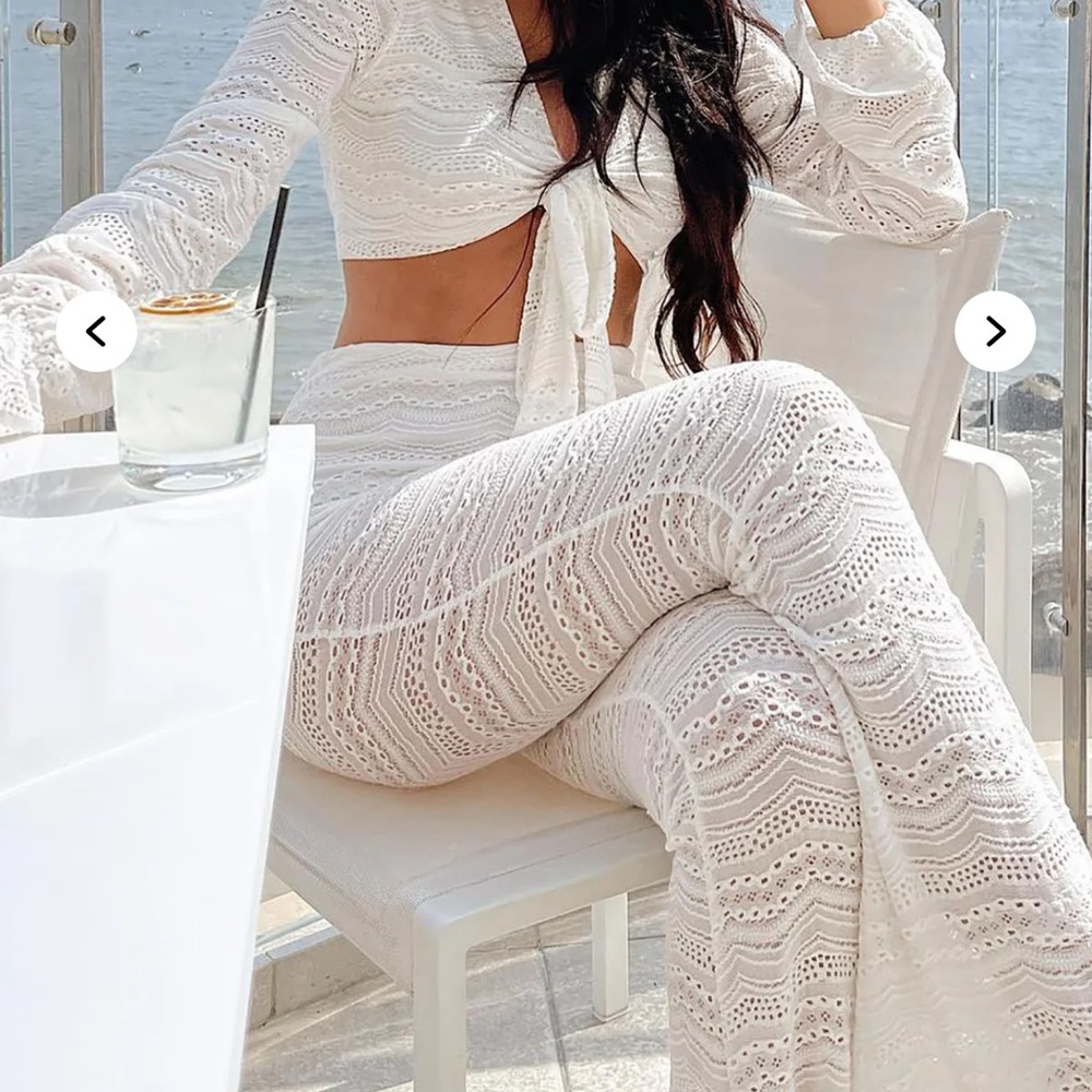 Elegant White Lace Set